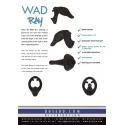 Pierścień na penisa z wibracją Wad Ray 10-Function Vibrating Cockring.