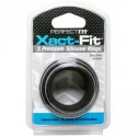 Xact-fit 3-ring-kit m-l (includes 17, 18, 19) - black