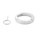 Bon4 lockable cock ring 49 mm.