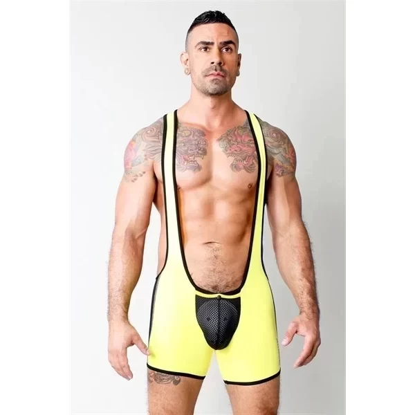 G-force singlet - yellow - l