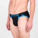 Slipy Shortstop Brief - black / blue