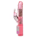Rotacyjny wibrator ze stymulatorem łechtaczki, 16 Function Rabbit Super vibe