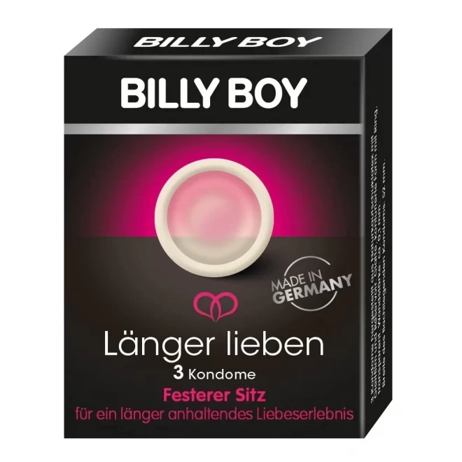 Prezerwatywy przedłużające stosunek Billy Boy Länger Lieben 3 st.