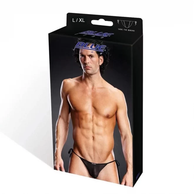 Siateczkowe sznurowane bikini, Blue Line.