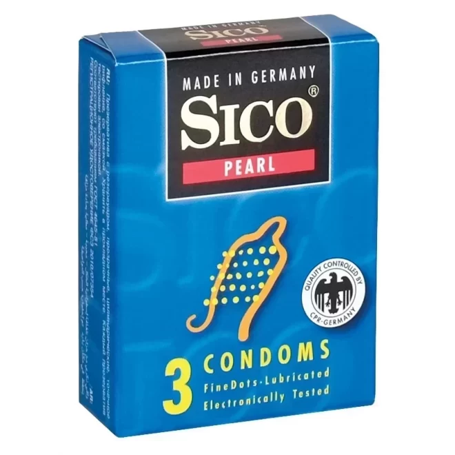 Prezerwatywy Sico Pearl 3 szt.