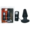 Plug analny z wibracjami Pure Anal Butt Plug Mit Vib. Black l