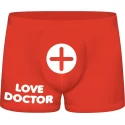 Bokserki w kubeczku kocham doktora Funny boxers: love doctor