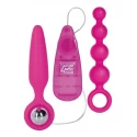 Wibrujący zestaw analny Booty Call Booty Vibro Kit (2 kolory)