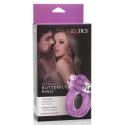 Pierścień na penisa z wibracjami Intimate butterfly ring