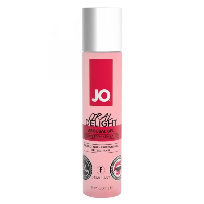 Truskawkowy żel do miłości oralnej JO Oral Delight Strawberry 30 ml