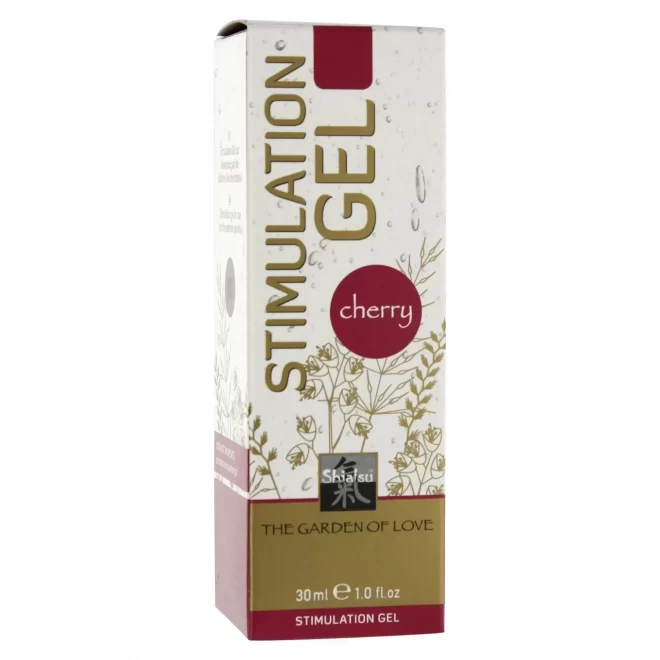 Żel o smaku wiśniowym Shiatsu Stimulation Gel Cherry 30 ml