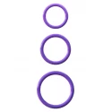Zestaw pierścieni na penisa Fantasy C-Ringz Silicone 3 Piece Stamina Set