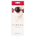 Knebel Sinful Ball Gag różowy