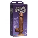 Czarna imitacja członka z wibracjami Mulatto Realistic 6