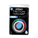 Zestaw pierścieni na penisa Shibari Triton Rainbow Rubber Pleasu-Rings