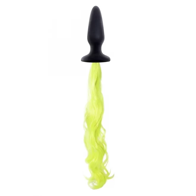 Korek analny z ogonem Unicorn Tails (3 kolory)