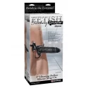 Strap-on na penisa z wibracjami Fetish Fantasy 9 Vibrating Hollow Silicone Strap-On