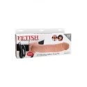 Strap-On dla niej i dla niego Fetish Fantasy Vibrating Hollow Strap-On With Balls 11 (2 kolory)