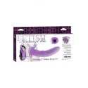 Vibr. hollow strap-on 8 inch purple