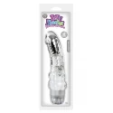Vibrating massager 6 inch clear