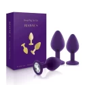 Rianne s - booty plug set 3x purple