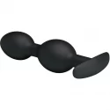 Pretty love silicone anal balls black