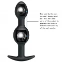 Pretty love silicone anal balls black