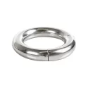 Stainless steel magnetic donut cock rings 45 mm.