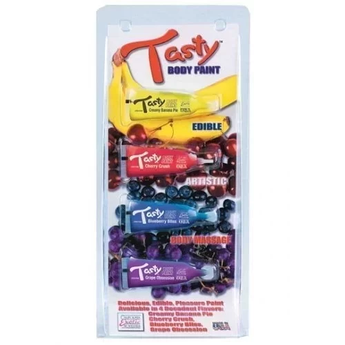 Smakowe farbki do ciała Tasty Bodypaint 4x10ml