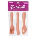 Bp pecker party utensils - pink