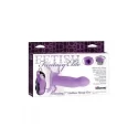 Wibrujący strap-on Fetish Fantasy Vibrating 7 Hollow Strap-On