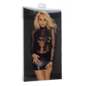 Noir handmade seductive minidress 