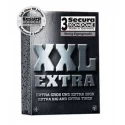 Duże prezerwatywy pogrubiane Secura XXL Extra 3 szt.