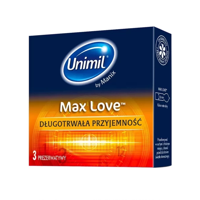 Zestaw unikalnych prezerwatyw Unimil Variety 3szt