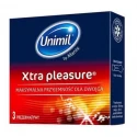 Prążkowane prezerwatywy o unikalnym kształcie Unimil Xtra Pleasure 3szt