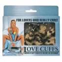 Kajdanki z futerkiem Love Cuffs Leopard