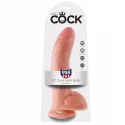 King cock 9 inch balls tan