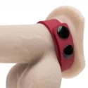 Boneyard cock strap - red