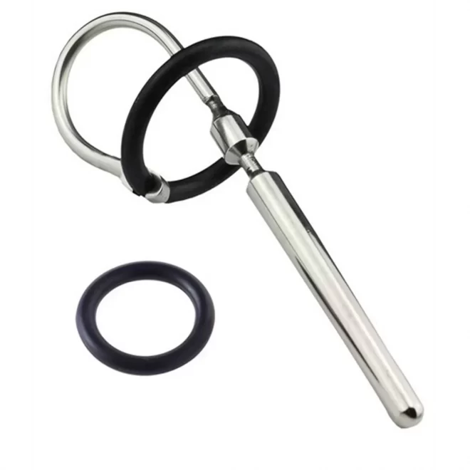 Stainless steel | silicone urethral strectcher - plan