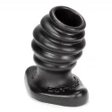 [sil] butt-hole rippled fuckplug black small