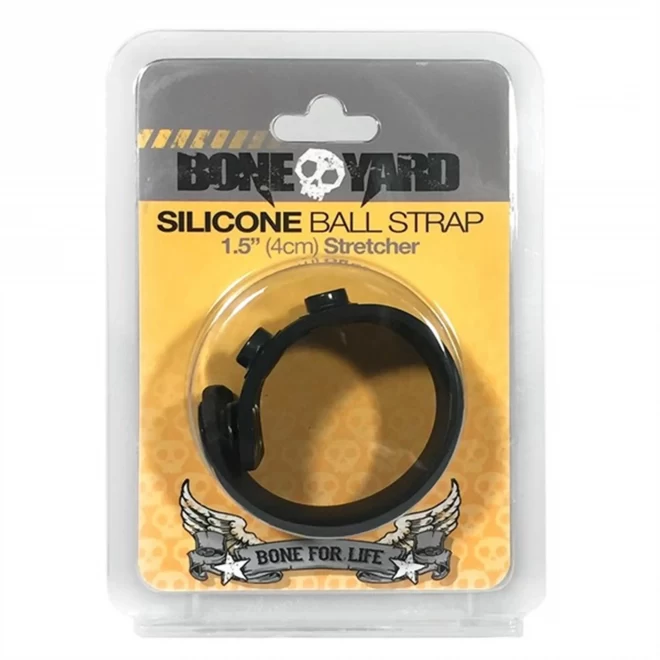 Boneyard ball strap - black