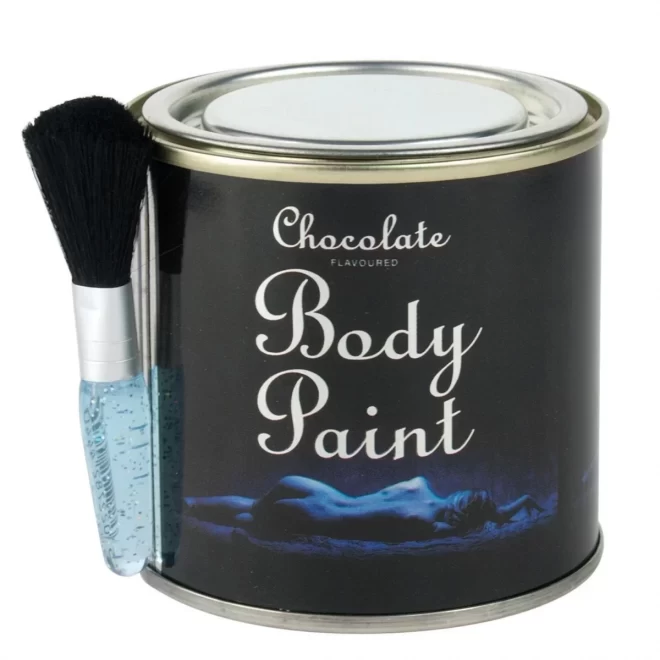 Czekoladowa farba do ciala Chocolate Body Paint Tin 200g (mit pinsel)