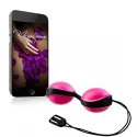 Vibratissimo duo balls magenta-schwarz
