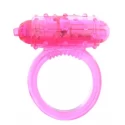 Silicone soft cock-ring pink m. vibr.