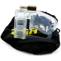 Bon4 silicone chastity cage black small / medium