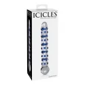 Luksusowe, szklane dildo Icicles No.50