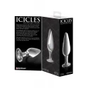 Szklane dildo analne Icicles No.26