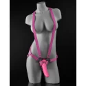 Strap-on suspender harness 7 inch