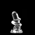 Mister b - michal buttplug (przeźroczysty) mbc17