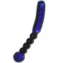 Szklane dildo Glassvibrations Glasdildo Blauer Killer
